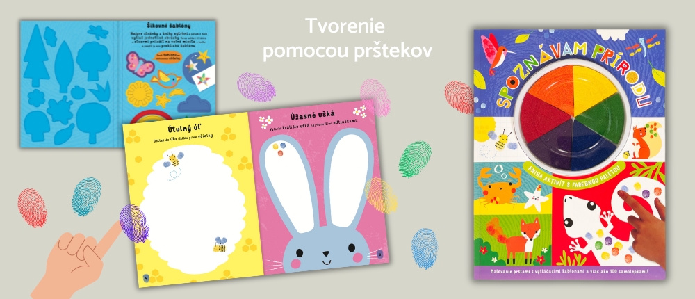 Maľovanie prstami, aktivity pre deti